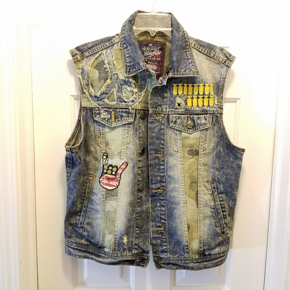 The Heritage American Denim Jacket Medium Size